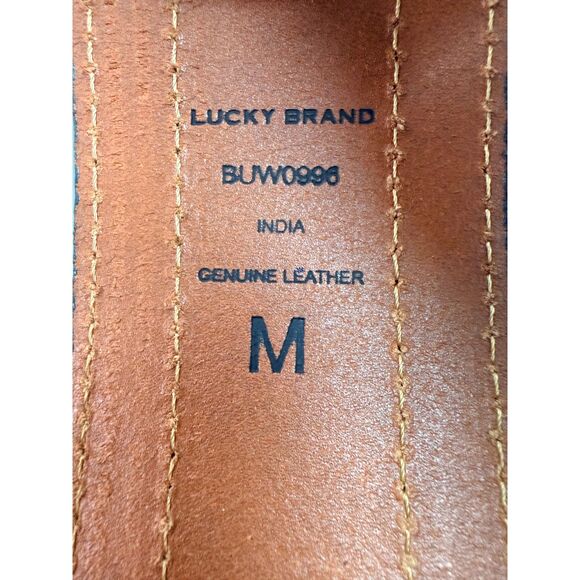 NWT Lucky Brand Leather Belt in Brown size M main image 4